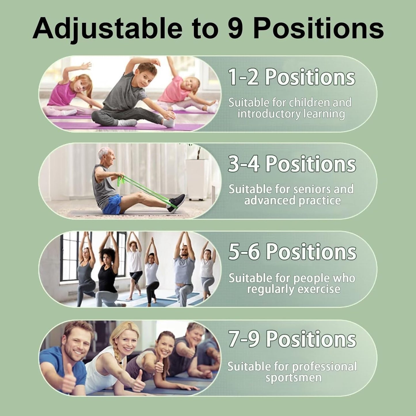 Tablero de Estiramiento Ajustable