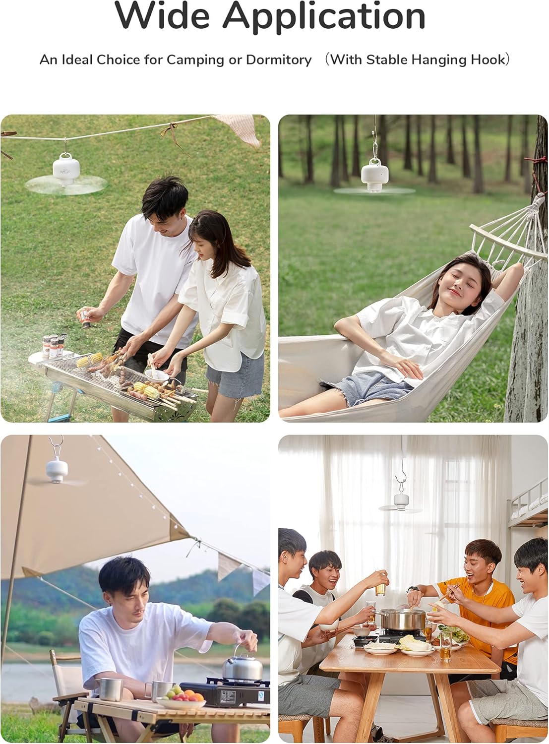 Ventilador Portátil para Camping