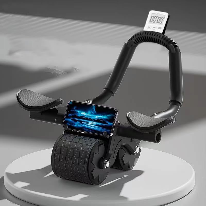 Rodillo Abdominal Inteligente – Con Pantalla LCD y Ruedas Dobles