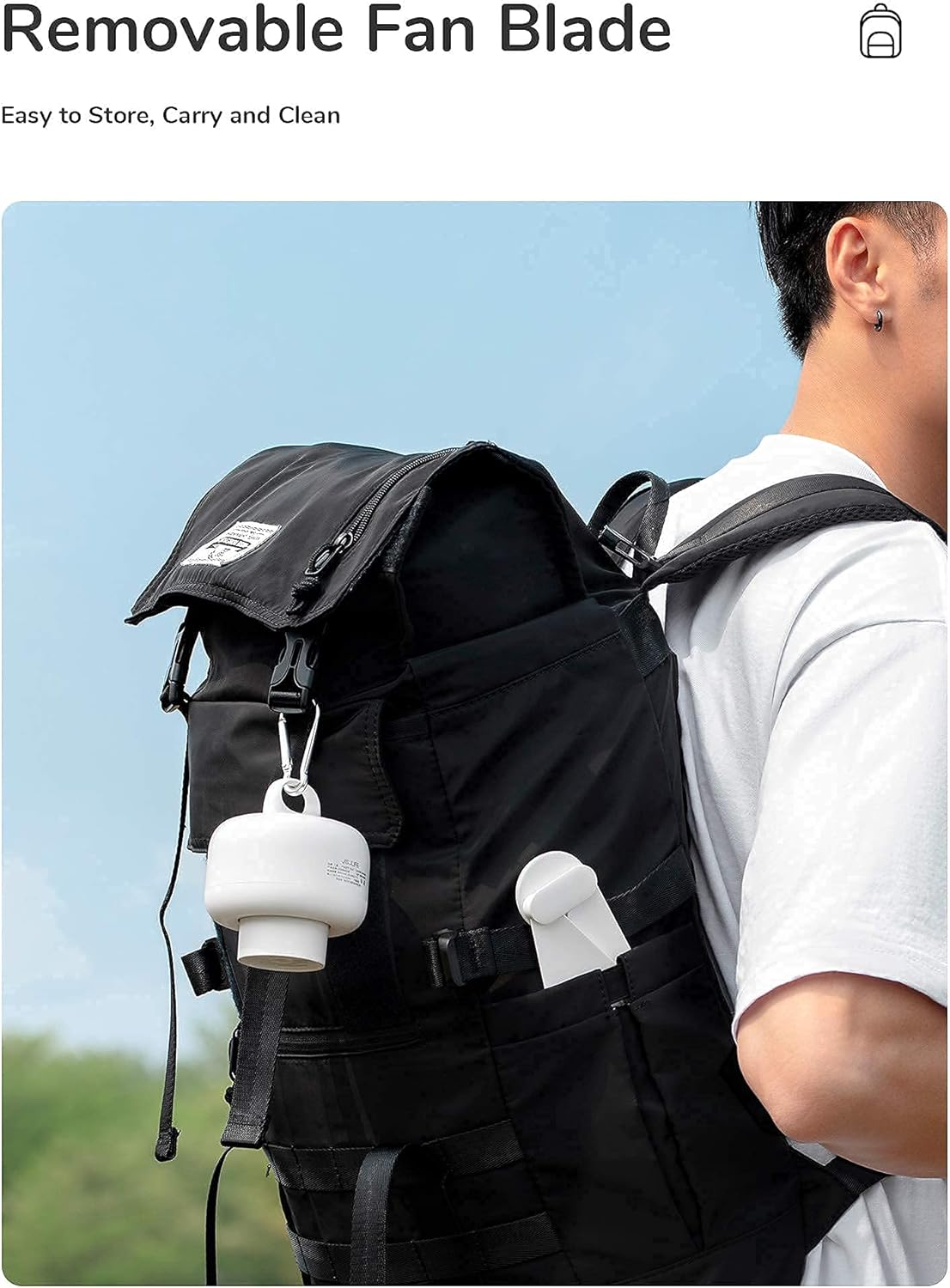 Ventilador Portátil para Camping