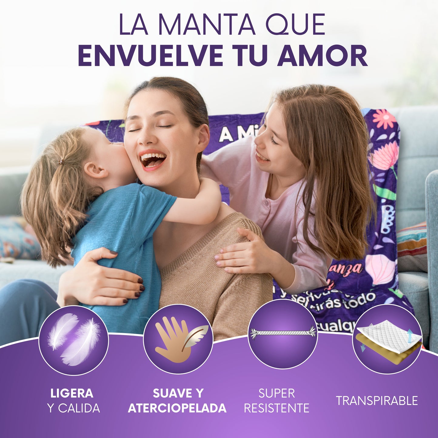 Manta CONFY: Amor y Calidez